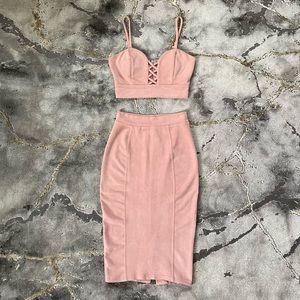 Windsor blush-pink 2 piece dress set NWT 🌸